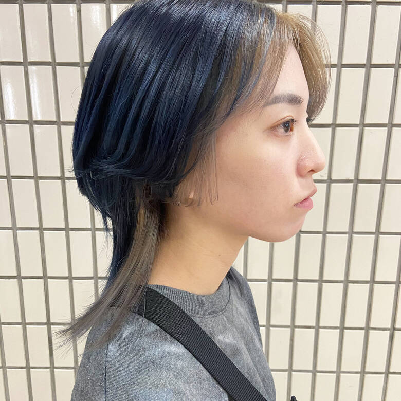 アッシュグレージュ ナチュラル ミディアム マッシュウルフ Snob 元橋啓太 Hair アッシュグレージュ ナチュラル ミディアム マッシュウルフ Snob 元橋啓太 Hair