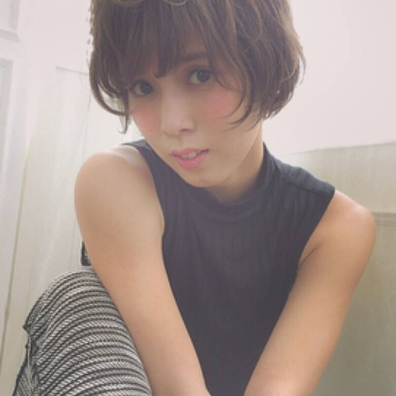 外国人風 卵型 ショート ショートボブ 提坂 菜美 Hair