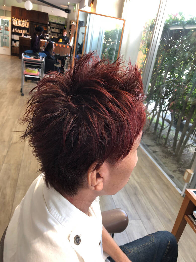 モード ヘアカラー レッド チェリーレッド 金子 一海 Hair