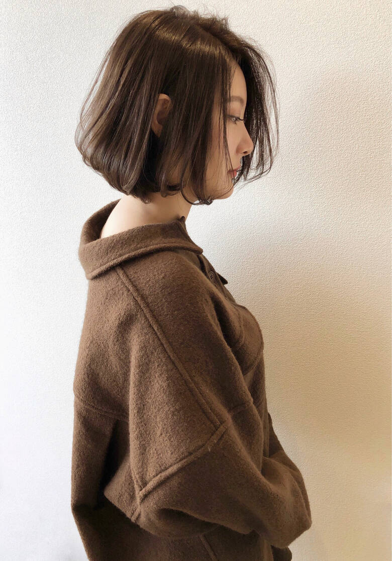 秋冬スタイル 大人グラボブ まとまるボブ ナチュラル Tribute Hair Nail 田中 祐樹 Hair