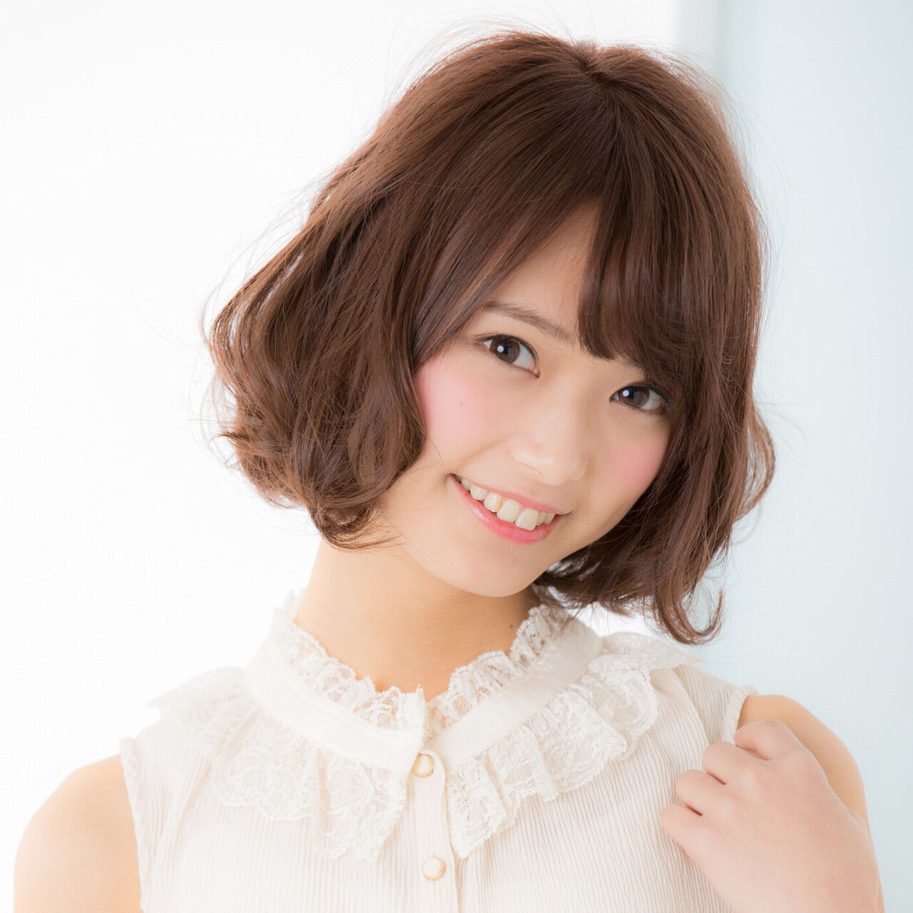 髪型 ボブ ゆるふわ