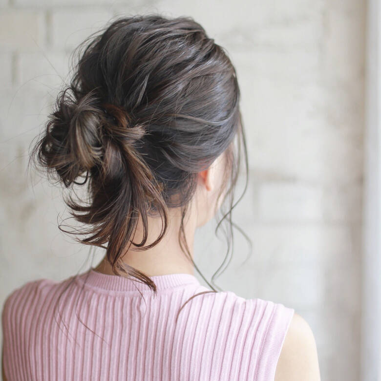 くせ毛風 簡単ヘアアレンジ ミディアム ショート Nalu Hair ナルーヘアー 谷本将太 Nalu Hair 1152 Hair