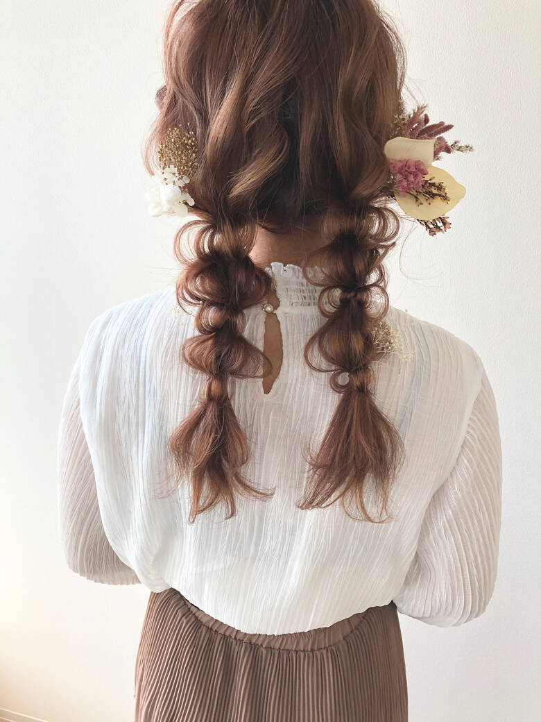 ロング ヘアアレンジ 大人可愛い ナチュラル Maison De Sisi Hii De Hair