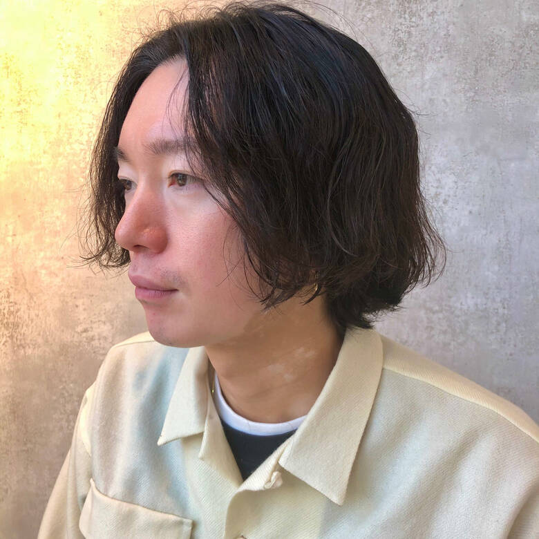 メンズ スパイラルパーマ くせ毛風 ストリート Minx Ricca 表参道 橋口 建太 6769 Hair