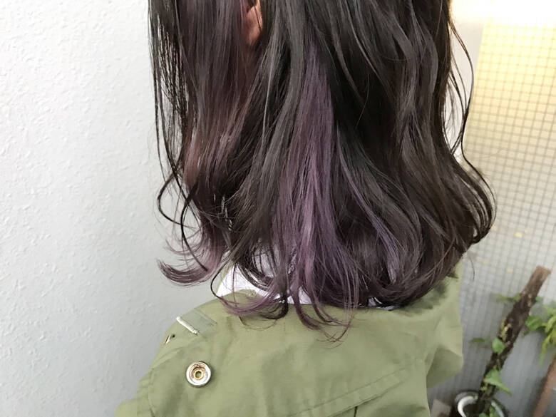 インナーカラー ピンク ミディアム 外ハネ Liko By Maris 金原 貴行 2950 Hair