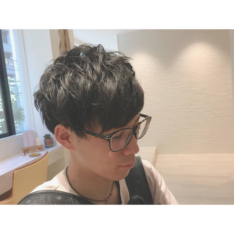 モード ショート マッシュ メンズ げつようびサロン Case 満田匠 生田 拓海 前のお店の時のお名前です Hair