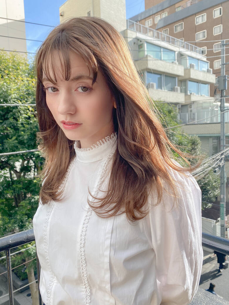 ナチュラル可愛い セミロング こなれ感 アンニュイほつれヘア L Ea表参道 樫本 嶺菜 6158 Hair ナチュラル可愛い セミロング こなれ感 アンニュイほつれヘア L Ea表参道 樫本 嶺菜 6158 Hair