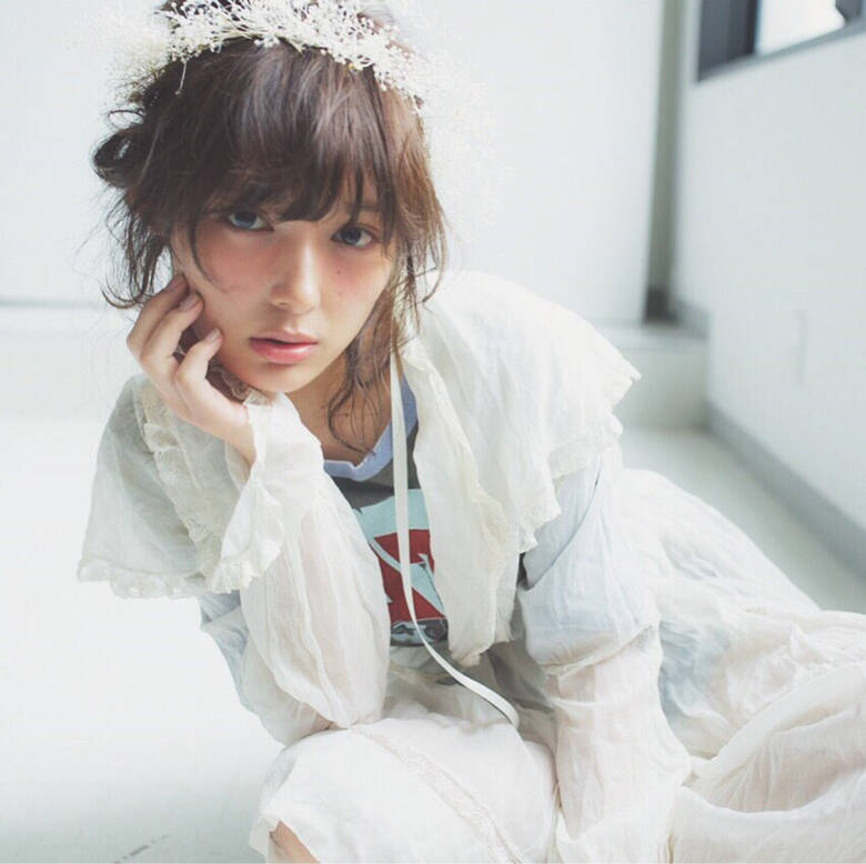 ミディアム 大人かわいい 外国人風 ヘアアレンジ 石川 琴允 Hair