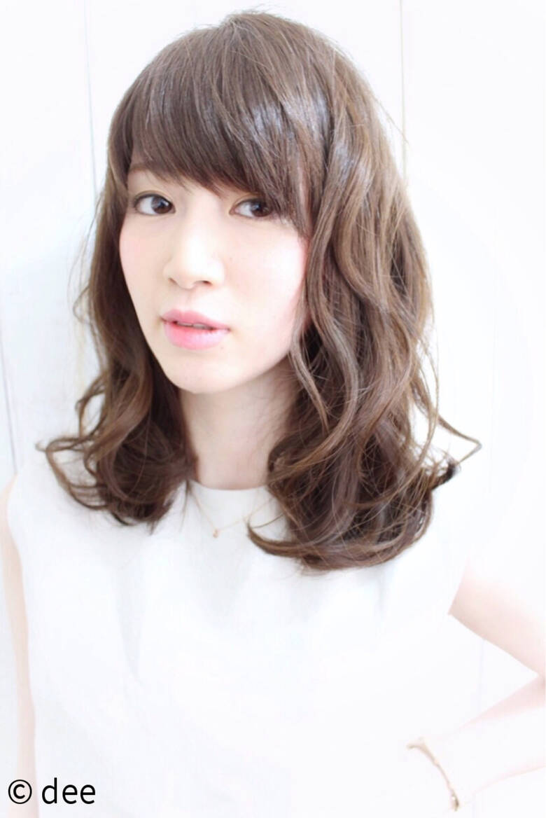 上品 デジタルパーマ エレガント アッシュブラウン Dee Dee Hair