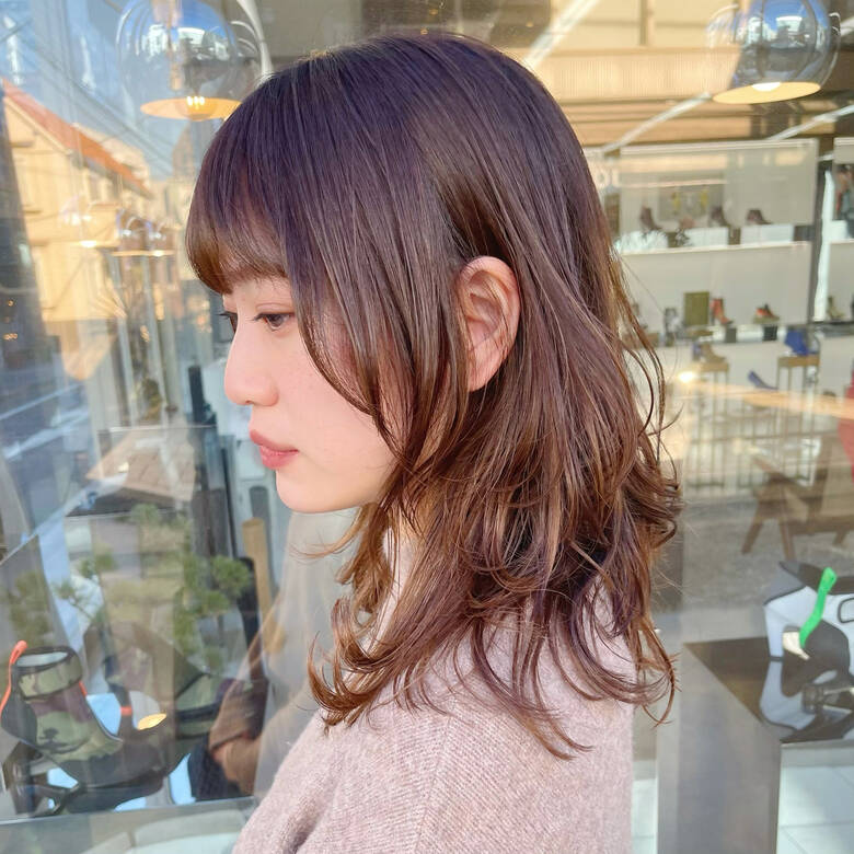 ウルフ女子 ミディアム ウルフカット ネオウルフ I Omotesando 小林呈光 Hair