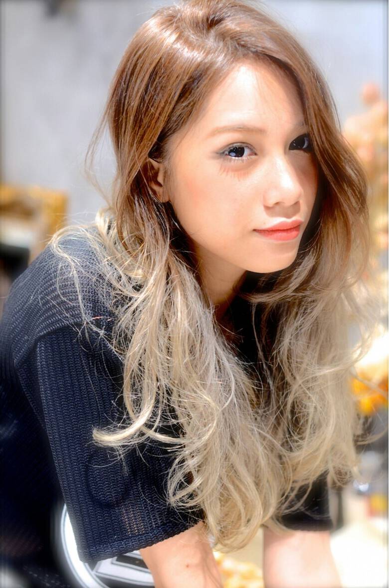 外国人風 ロング 春 グラデーションカラー Larco By Green Seki Larco By Green Hair