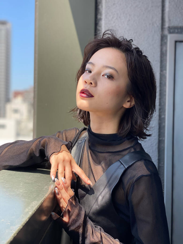 エレガント ボブ 切りっぱなしボブ ショートヘア Lasente Lycee 西宮 小林 俊之 Hair