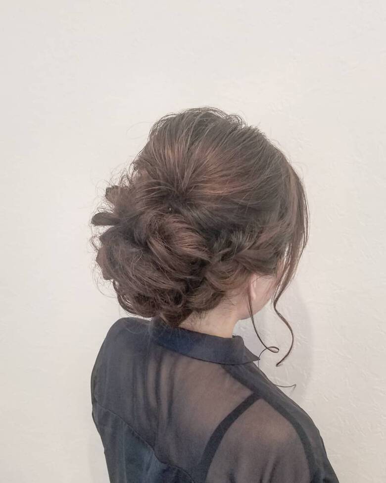 結婚式 成人式 ロング ヘアアレンジ Rough 浅原 有輝 Hair