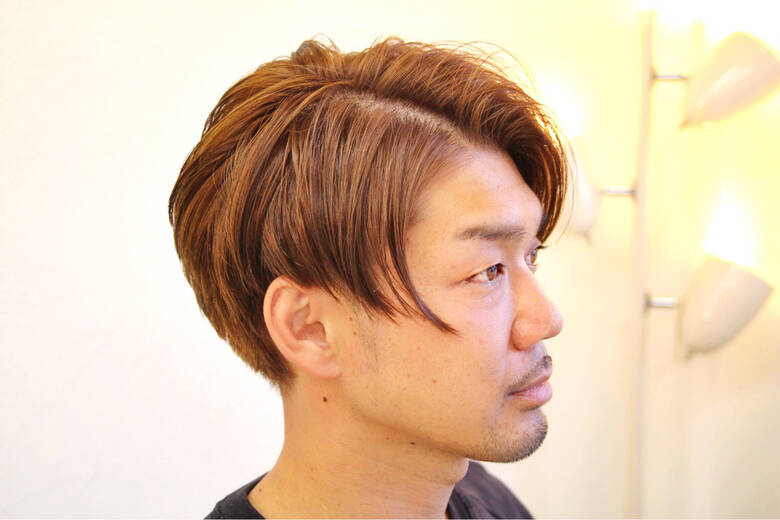 アッシュベージュ メンズ ストリート 坊主 Flower Sun Rain 伊藤 悟史 Hair