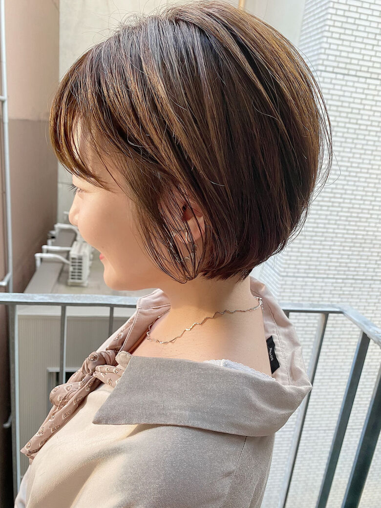 デート ナチュラル ショートヘア ショートボブ Vie 大人可愛い ショート ボブが得意 つばさ 6054 Hair