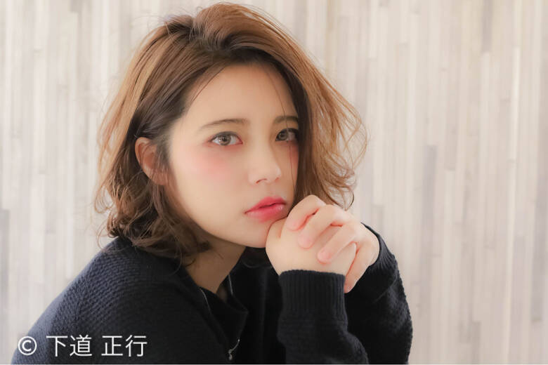 外国人風 おフェロ ナチュラル ボブ Link表参道 下道 正行 Hair