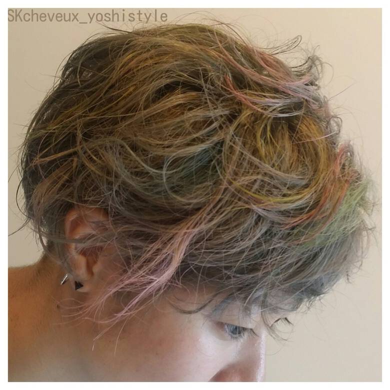 グレージュ 外国人風 坊主 モード Cheveux よしだ なおよ Hair