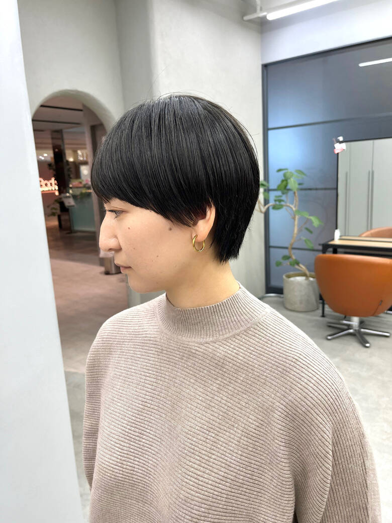 ショート モード 丸顔 30代 K Two Emu 中川亮太 Hair