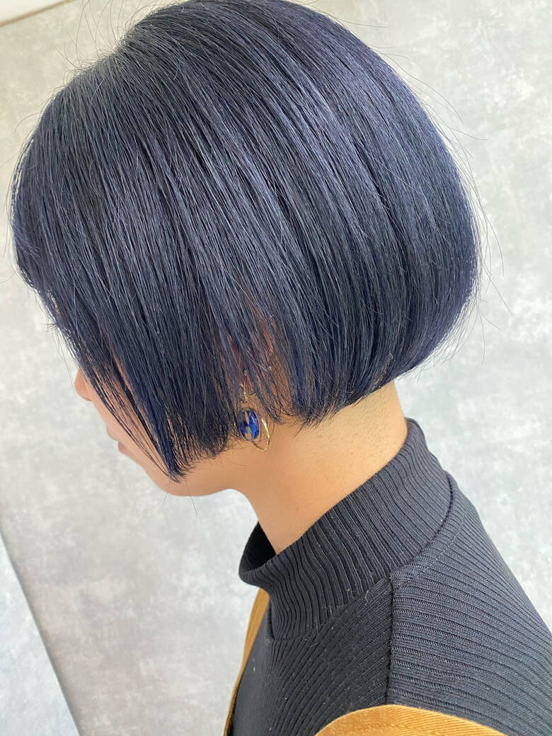 切りっぱなしボブ ショートボブ ミニボブ 刈り上げ Reginavita栄 仙石久司 艶髪製作所 Hair