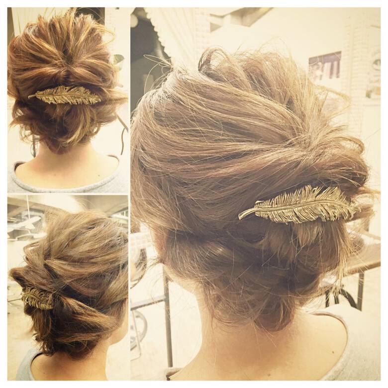 ゆるふわ ミディアム ヘアアレンジ 結婚式 モッズヘア清水 内藤光昭 Mod Shair清水 Hair ゆるふわ ミディアム ヘアアレンジ 結婚式 モッズヘア清水 内藤光昭 Mod Shair清水 Hair