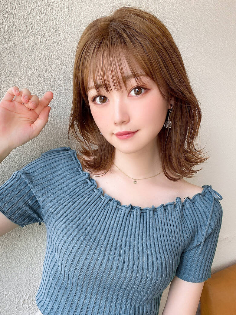 鎖骨ミディアム ミディアム 大人ミディアム くびれボブ I Tokyo Shiho Hair