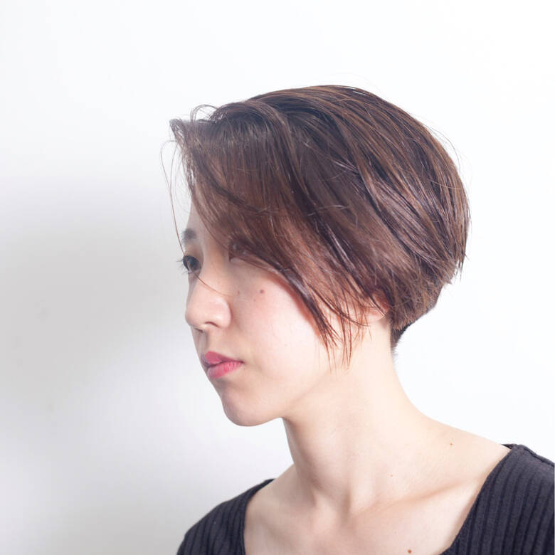 前下がり 大人女子 刈り上げ ストリート Hair Make No 8 宮崎市 中村真一 Hair