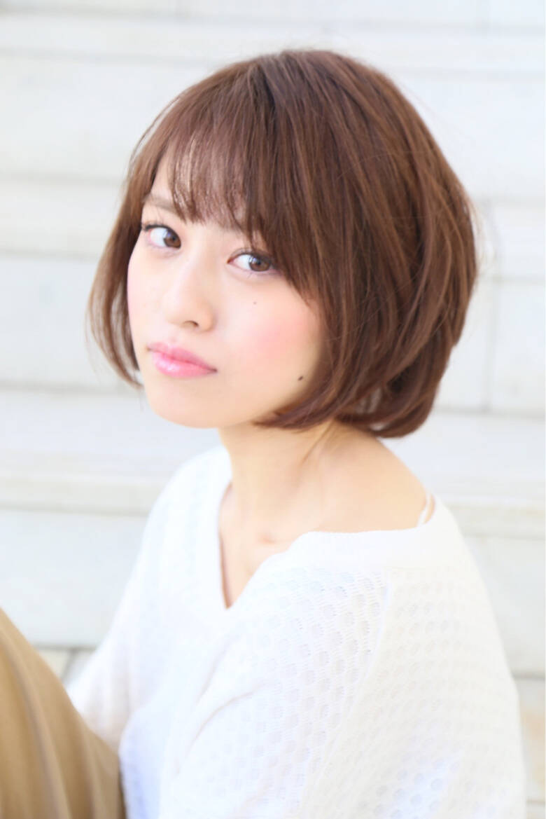 小顔 ショート ボブ こなれ感 Roena 高橋ジロウ Roena 原宿 表参道 Hair