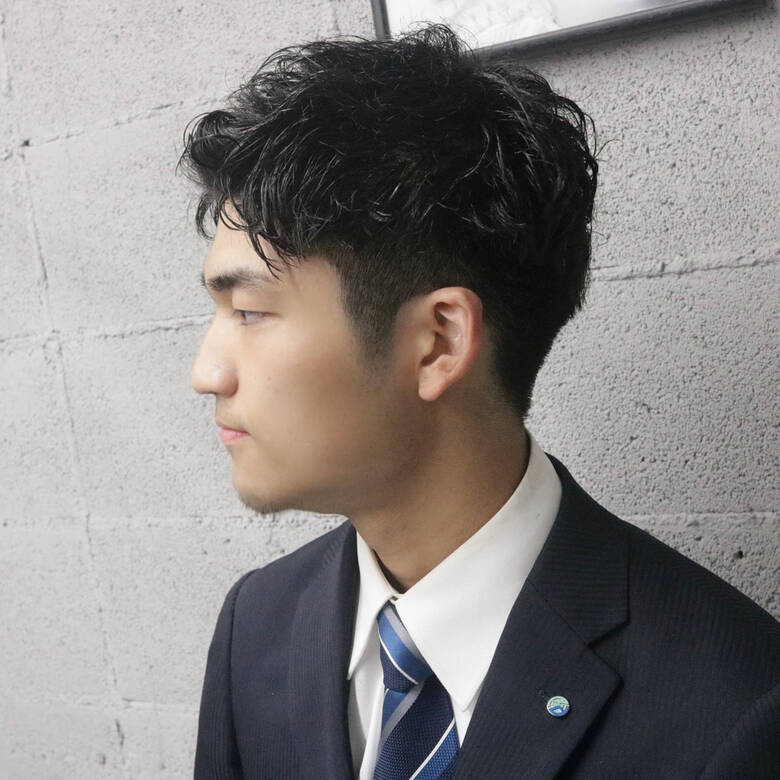 メンズカット ナチュラル メンズパーマ メンズ Lim Sapporo ショートカットとボブカット美容師 島本 優 Hair