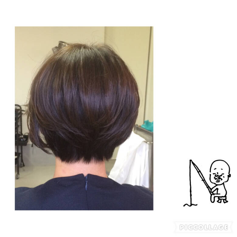ナチュラル ショート ショートボブ 前下がり Kamome カモメ美容室 Iwamoto Atsushi 19 Hair