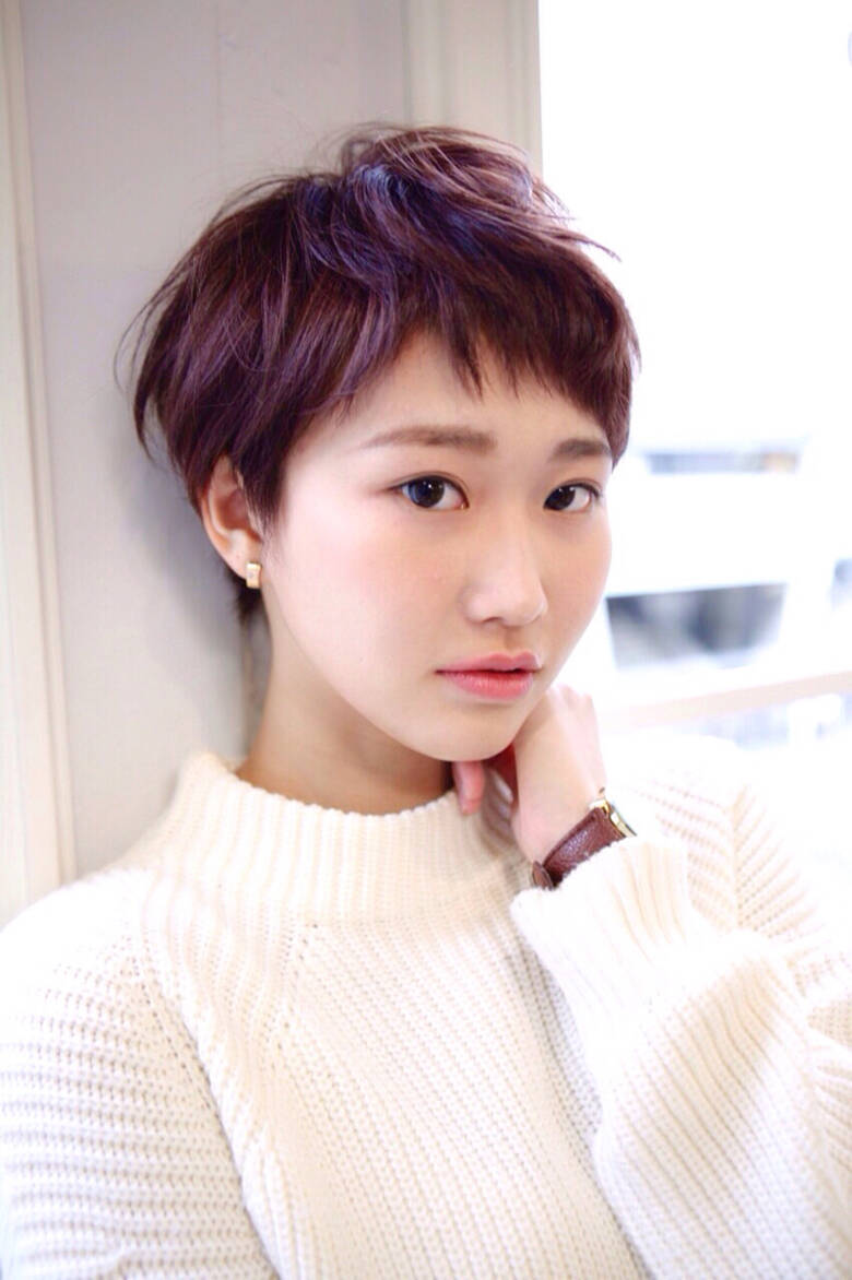 ナチュラル 大人かわいい ベリーショート フェミニン 佐藤真衣 Hair