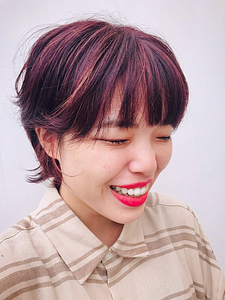 ハイライト 大人ショート フェミニン 3dカラー モリオフロムロンドン オオノアサミ Hair