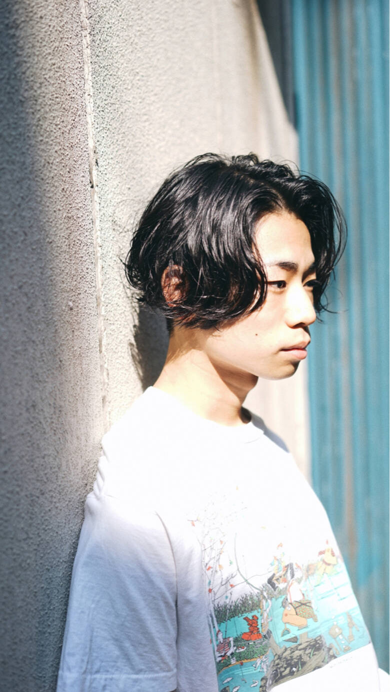 マッシュ ボーイッシュ ショート パーマ Menos 服部 光 Hair マッシュ ボーイッシュ ショート パーマ Menos 服部 光 Hair