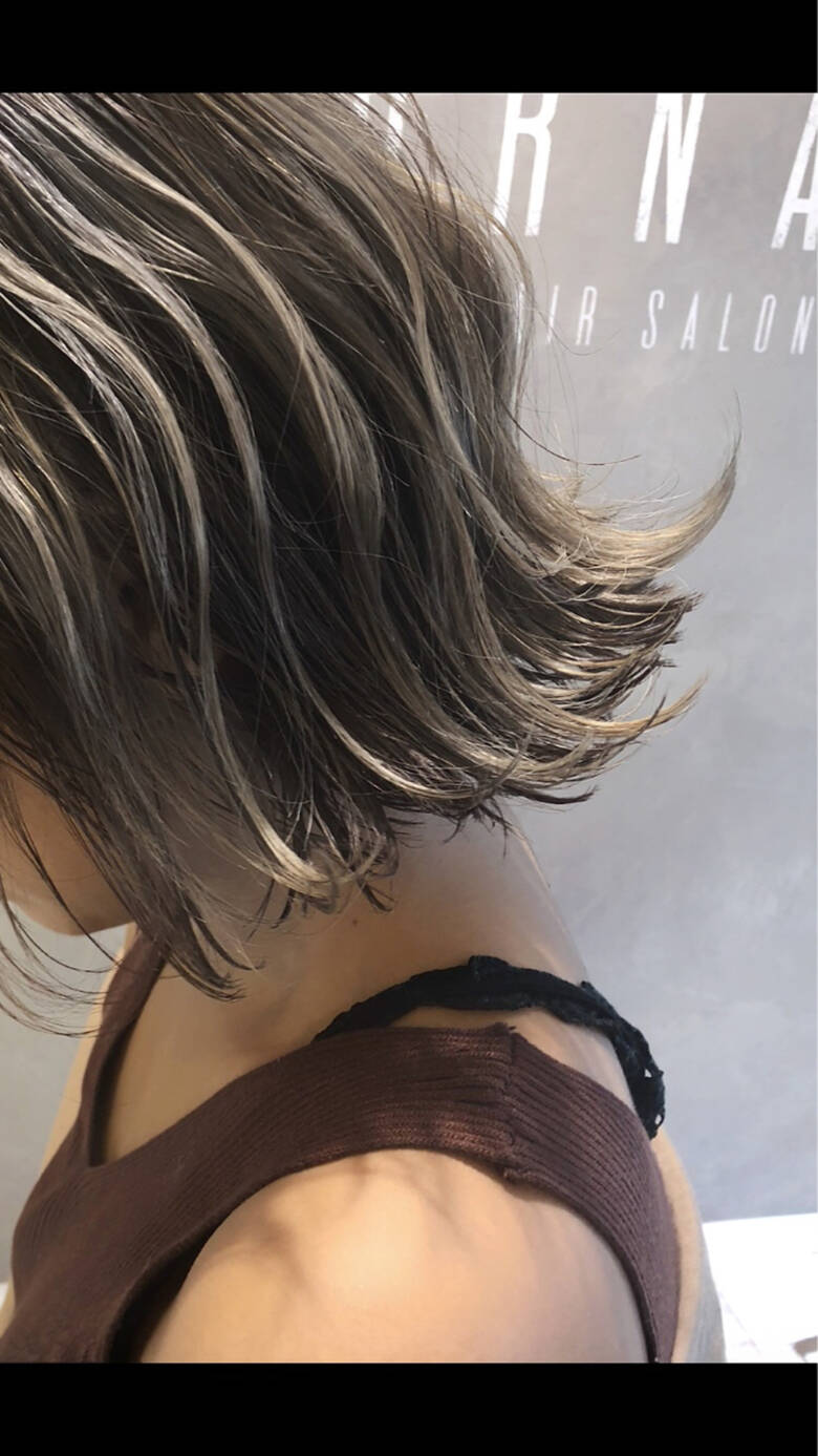 ボブ 透明感 ナチュラル グレージュ トルネード 高沼 達也 Byトルネード Hair