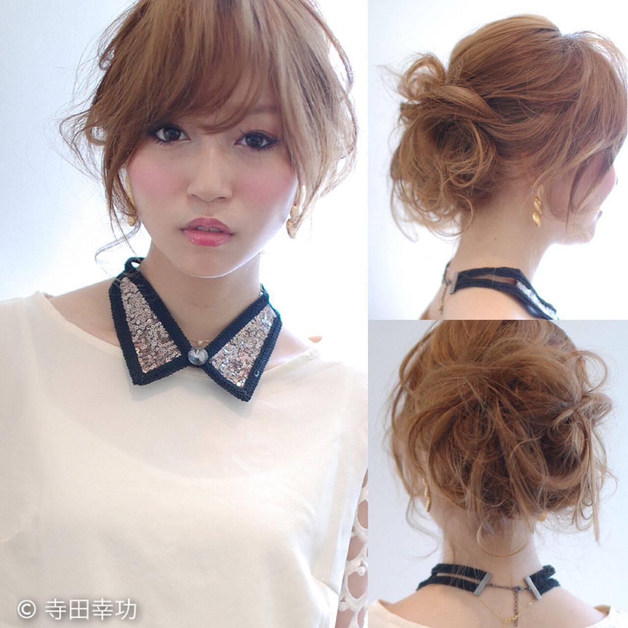 受付 髪型 アレンジ