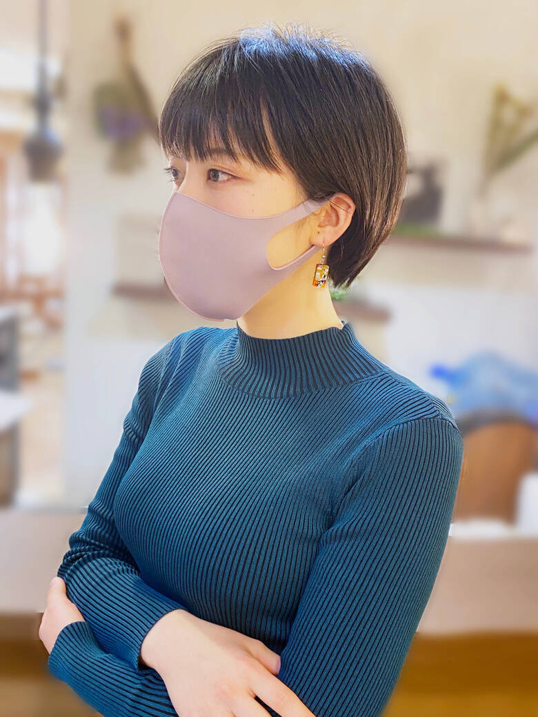 ナチュラル ショートヘア ミニボブ ショート モリオフロムロンドン 池袋店 日平 海 Hair