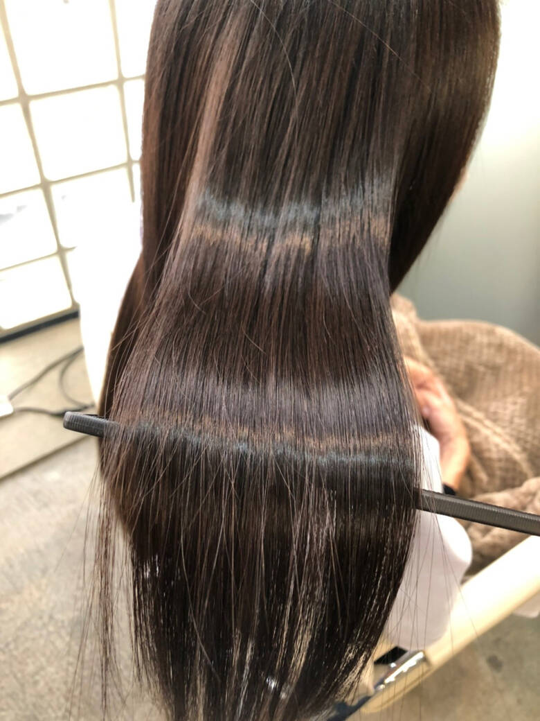 ストレート 最新トリートメント エレガント ロング 9 Ninth Floor ナインスフロア 9 Ninth Floor ナインスフロア Hair