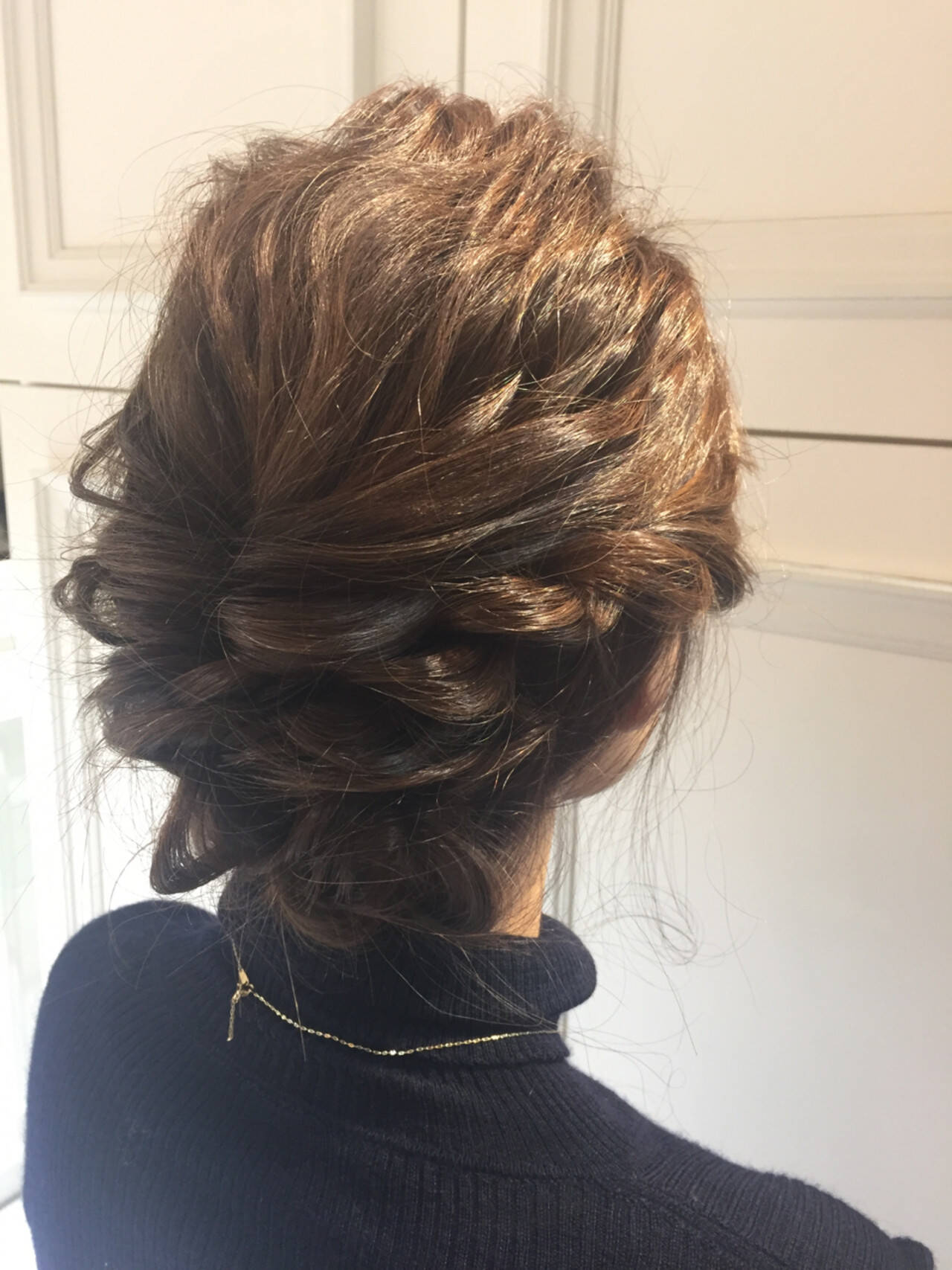 髪型 くるりんぱ ロング