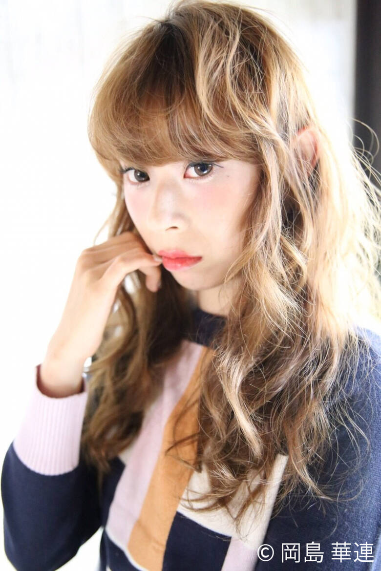 フェミニン ゆるふわ ふわふわ ロング 岡島 華連 Hair フェミニン ゆるふわ ふわふわ ロング 岡島 華連 Hair