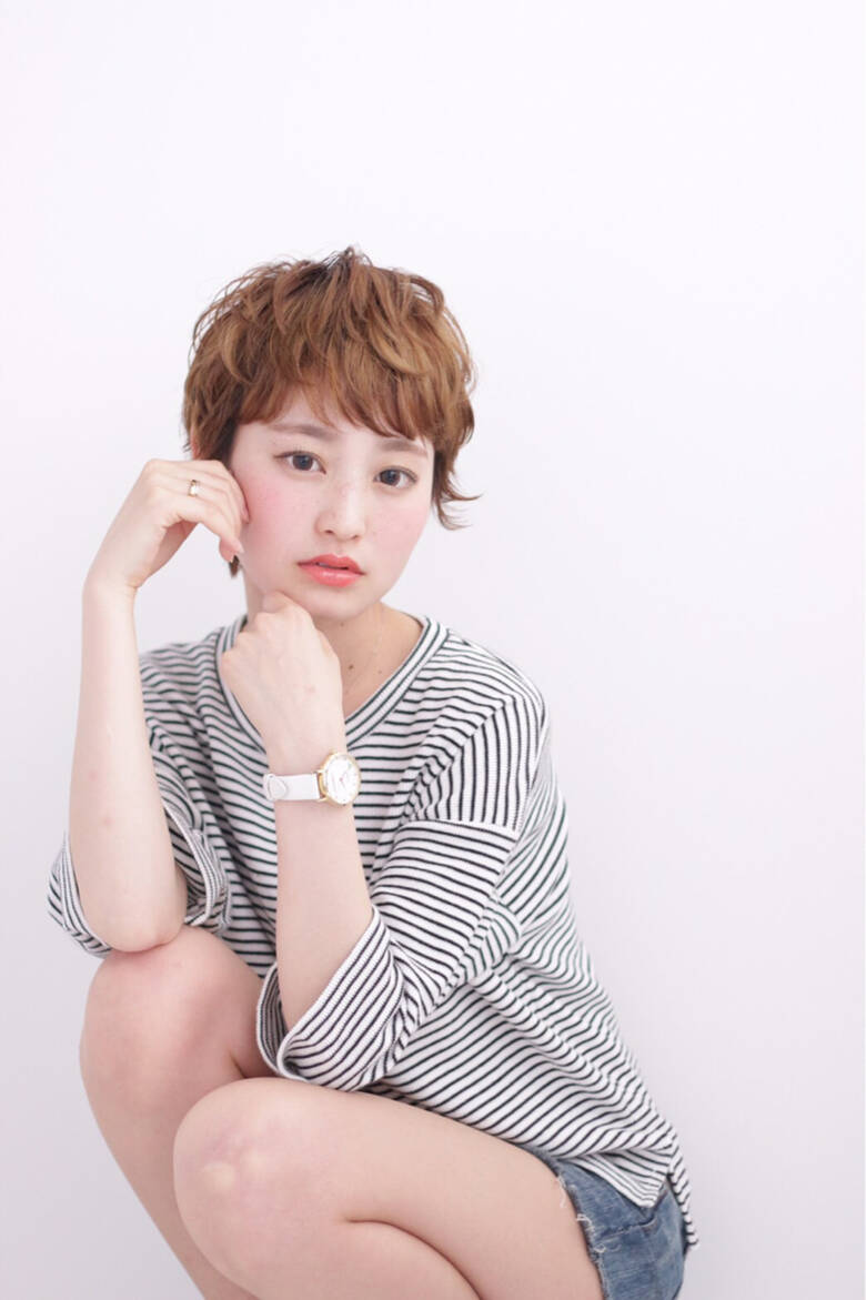 ゆるふわ ストリート ベリーショート ショート 吉田南歩 Hair