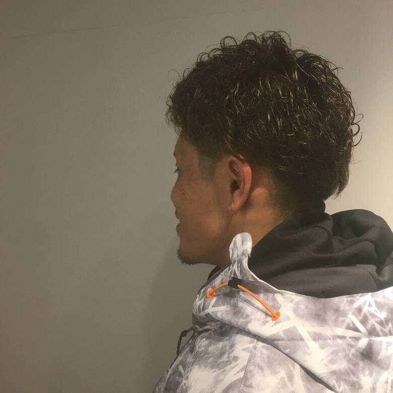 ミディアム ストリート メンズヘア メンズパーマ Laf しのはら まどか Hair