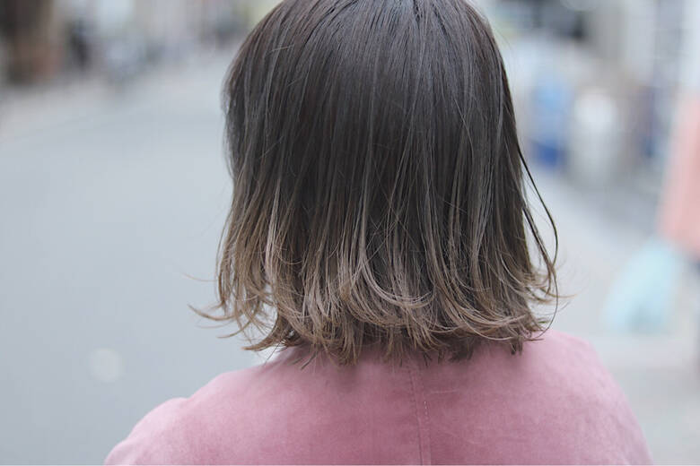 グラデーションカラー オルチャン デート 切りっぱなし Free Lance 首藤慎吾 Hair