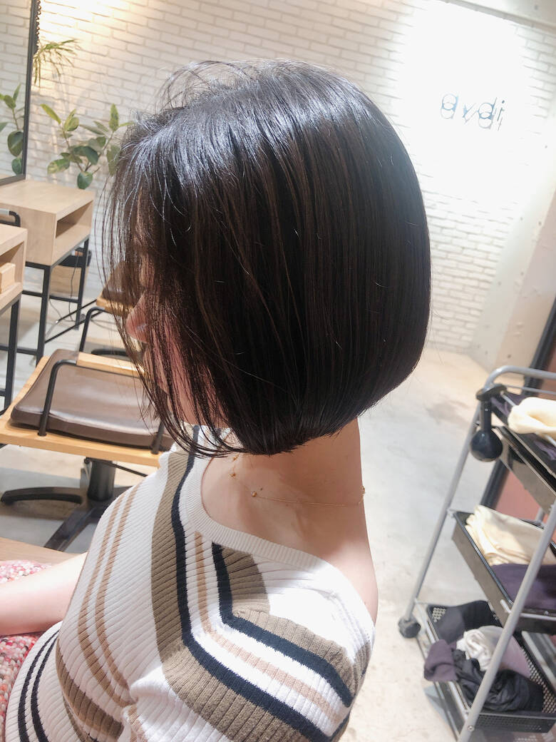 エレガント ショートボブ ミニボブ 切りっぱなしボブ Dydi表参道 本田結 ほんだゆい Dydi表参道 Hair
