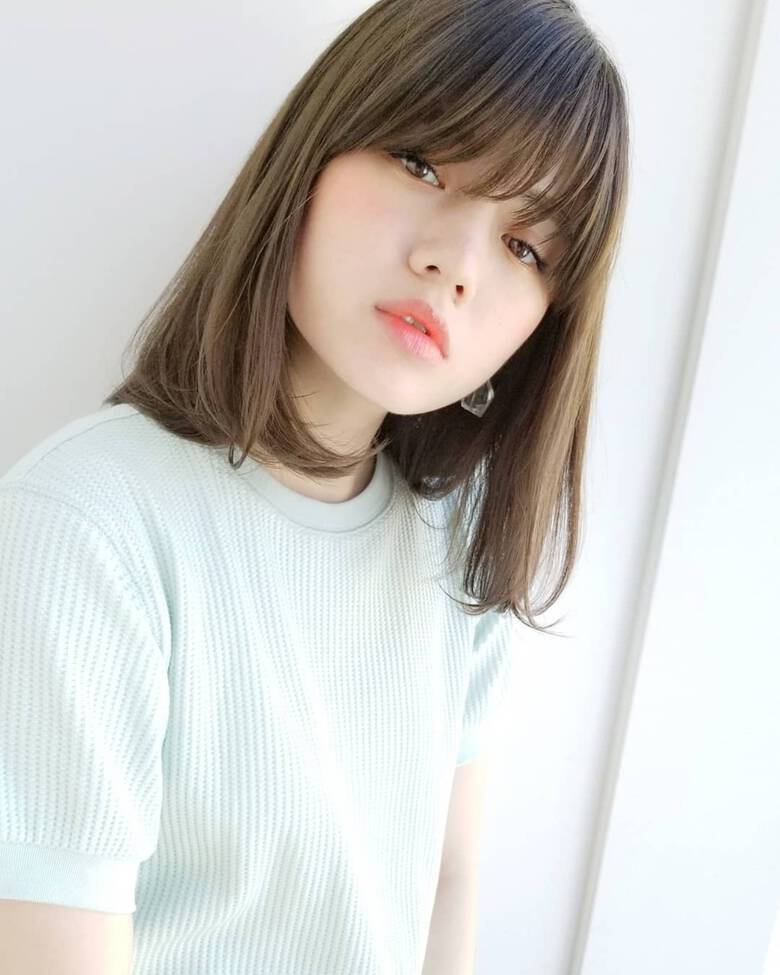 透明感 ミディアム 前髪あり ナチュラル Laf From Garden Laf From Garden 新谷 千絢 3995 Hair