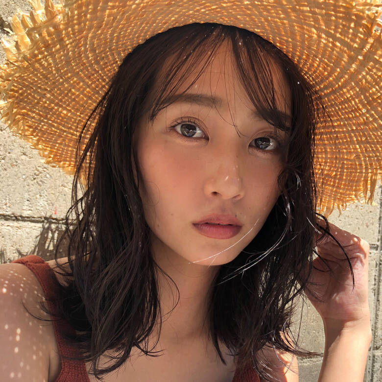 透明感カラー 夏 シースルーバング 黒髪 Spadic 大阪梅田 上垣 レナ Hair