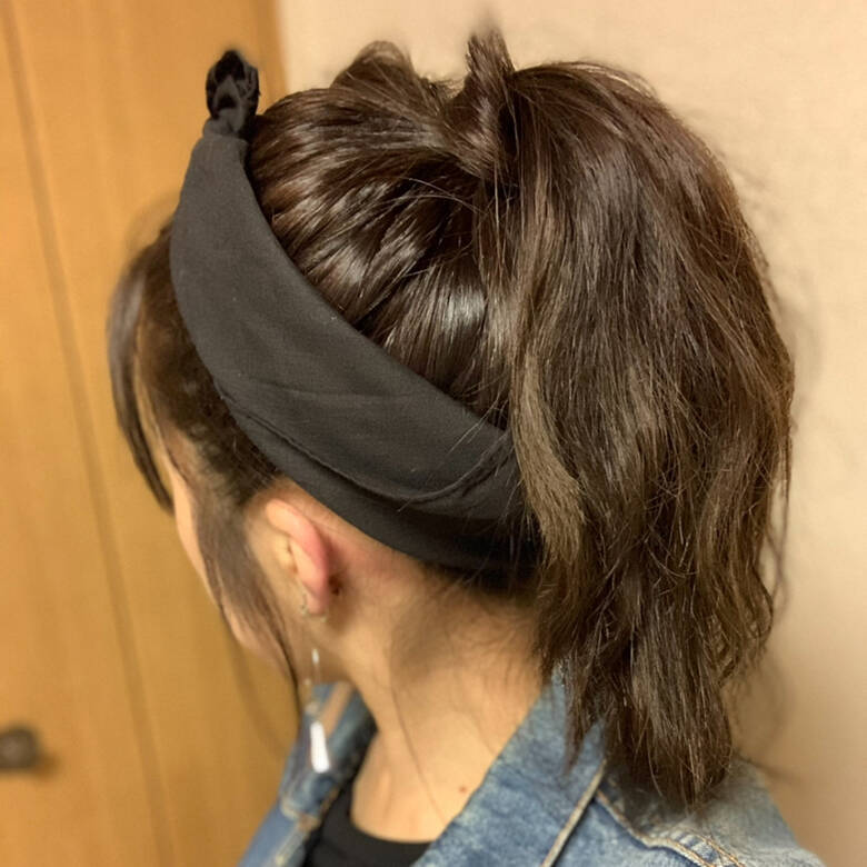 ポニーテール ポニーテールアレンジ ロング カチューシャ みのり Hair