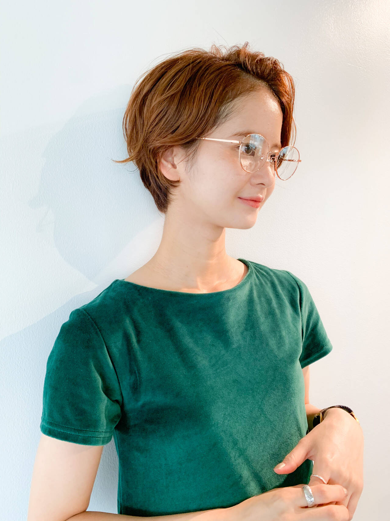 髪型 ショート 毛先パーマ