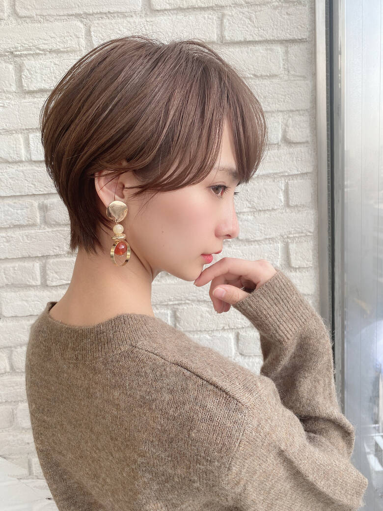 ナチュラル ショート ショートボブ ショートヘア Lond Damaskrose 島本 涼雅 Hair ナチュラル ショート ショートボブ ショートヘア Lond Damaskrose 島本 涼雅 Hair