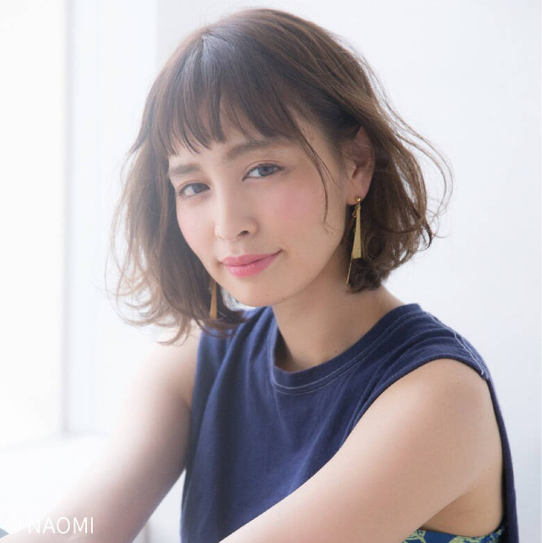 外国人風 色気 ナチュラル 前髪あり Ramie Naomi Hair