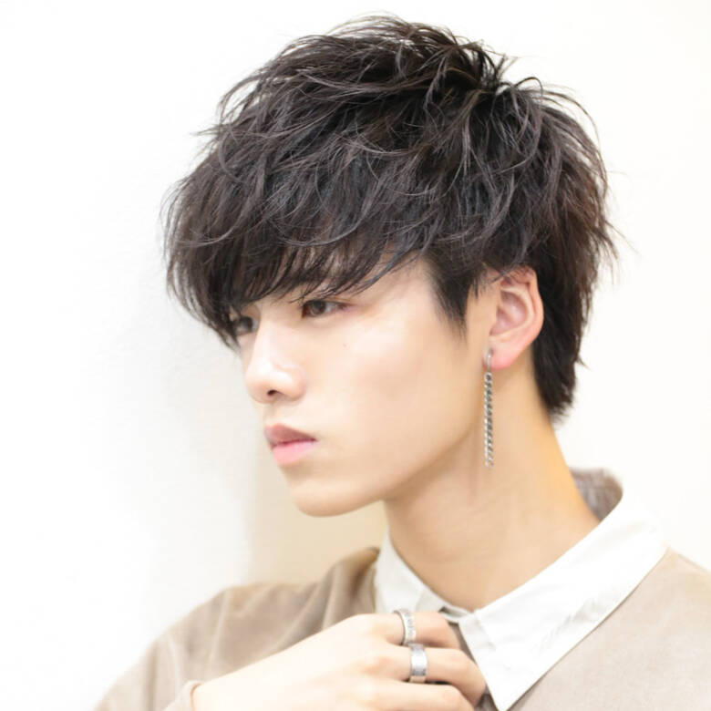 メンズカット スパイラルパーマ ナチュラル ショート Men S Hair Percut 大阪堀江店 太 テイ 宏幸 Hair