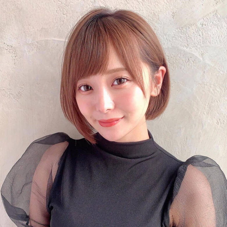 ショートボブ ボブ モテ髪 小顔ヘア Salowin新宿三丁目 大沢 かおり Hair